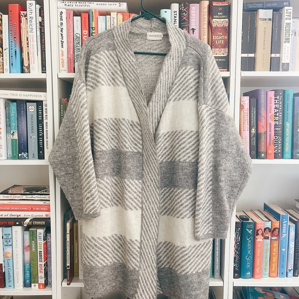 Cozy Striped Cardigan Sweater (Modcloth)